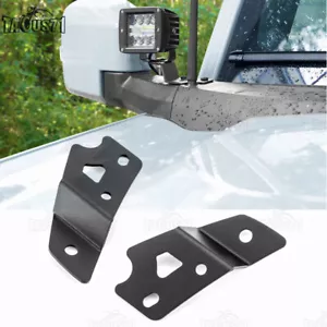 For 2024-2023 2022 2021 Ford Bronco A Pillar Hood LED Light Pod Mounting Bracket - Picture 1 of 10