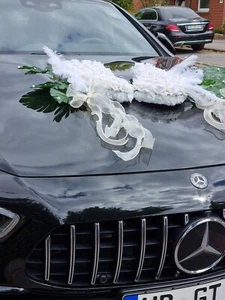 Wedding Set Car Decoration, Bride Car-Jewelry, Gelin Arabası Handarbei - Picture 1 of 8