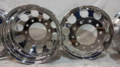 22" or 22.5" Mega Holes Dually Wheels FORD CHEVY GMC DODGE ADAPTERS AND CAPS - Image 1 of 4
