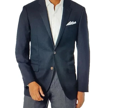 Chaqueta Blazer de Lana Italiana con Botones Smart Twist Para Hombre Talla 42L Foto 1 de 4