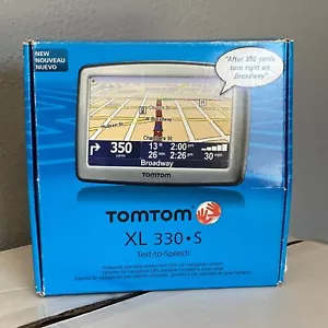 TomTom XL 330-S Text-To-Speech Portable Widescreen GPS Car Navigation System - Picture 1 of 5