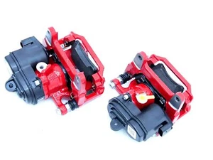Original 8W0615404N QC8 8W0615403N QC8 Bremssättel hinten Rot Audi A6 S6 4K C8 - Picture 1 of 7