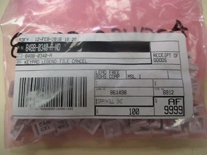 Grayhill 84BB-0340-A-ND New KeyPad Legend Tile ("Cancel", Qty 100 ) - Picture 1 of 2