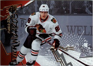 2015-16 SPx Chicago Blackhawks Hockey Card #80 Patrick Kane SW