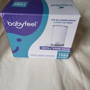 NEU Babyfeel Windeleimer Minen 4er-Pack passt ALL Dekor klassische Größe Windeleimer - Bild 1 von 5