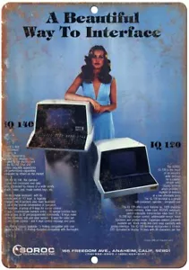 Soroc Technology IQ 140 IQ 120 Anzeige Vintage Reproduktion Metallschild D94 - Bild 1 von 2