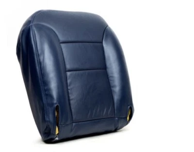 Driver Side Bottom Leather Seat Cover Blue 1995 1996 For Chevy Silverado 1500 - Image 1 of 4