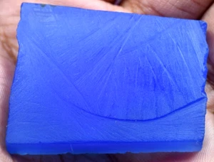 106.95 CT Natural Blue Chalcedony Brazilian Superb Untreated Slab !!!! - Picture 1 of 9