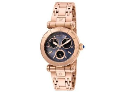 НОВЫЙ INVICTA SUBAQUA РОЗОВОЕ ЗОЛОТО ТОН + СИНИЙ ШВАБРА SUB ЦИФЕРБЛАТ, БРАСЛЕТ ЧАСЫ 24429 - Изображение 1 из 2