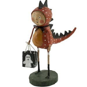 Lori Mitchell Dinky Dinosaurio Halloween Niño Figura Arte Popular Figura - Imagen 1 de 1