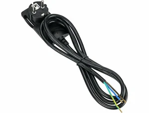 Slim Flachstecker Winkelstecker mit Kabel Flach Winkel Stecker Möbel 6mm 230V - Picture 1 of 4