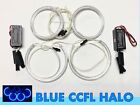 4x CCFL Blue light ring angel eye halo E46 sedan 98-05 with PROJECTOR xenon HL