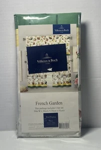 Villeroy & Boch French Garden Kitchen Tiers, Tier Set Window Curtains, 30" x 36” - Picture 1 of 2