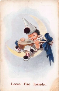 POSTCARD ADVERT BRITISH FAIR 1924 SALMON'S COMICS - Foto 1 di 2