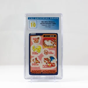 Cgc 10 1998 Pokemon Series 4 Fire Type Charizard Bandai Sealdass Japanese Low PO - Imagen 1 de 4
