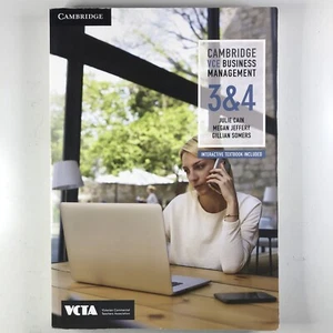 Cambridge VCE Business Management Units 3 and 4 Paperback Textbook Julie Cain - Picture 1 of 13