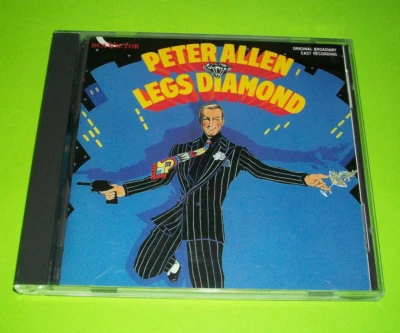 ⭐ LEGS DIAMOND - ORIGINAL BROADWAY CAST RECORDING CD 19 TRACKS PETER ALLEN ⭐ - Image 1 of 2