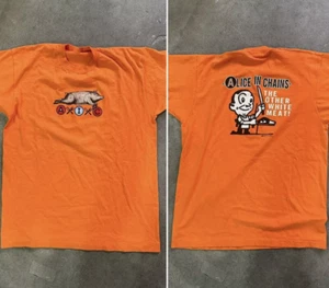 Rare Alice In Chains Band Orange basic style T-shirt - Picture 1 of 1