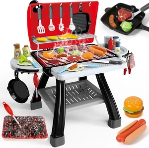 35Pcs Kitchen Toy Set, Toy BBQ Grill Set, Cooking Toy Set, Little Chef Play, Kid - Picture 1 of 7