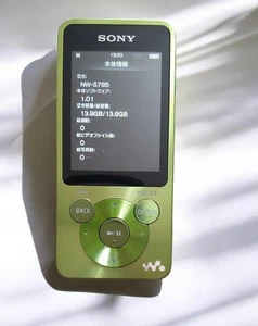 SONY NW-S785 16GB Green Walkman MP3 Digital Audio Player Japanese Tested - Picture 1 of 9
