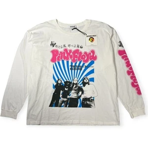 NEW Daydreamer Pink Floyd Spiral Merch Long Sleeve Tee MENS L White T-Shirt USA - Picture 1 of 10