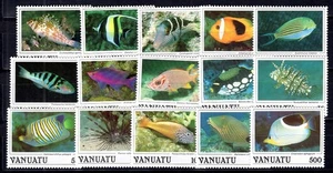 VANUATU 1987 754-768 ** MNH FLAWLESS SET FISH (05657 - Picture 1 of 2