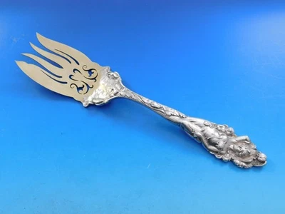 Tenedor buffet Love Disarmed by Reed & Barton plata esterlina GW grande antiguo 10 3/4" Foto 1 de 4