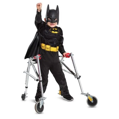 Disguise Batman Adaptive Deluxe Costume Jumpsuit, Cape & Mask Child Size M (7-8) - Image 1 of 4