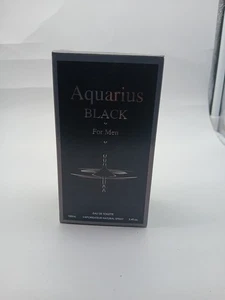 MCH Beauty Aquarius Black pour Homme 3,4 once EDT uomo Colonia - Foto 1 di 2