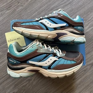 Saucony Footpatrol x ProGrid Omni 9 Azul Marrón - S70923-1 EE. UU. TALLA 8,5 - Imagen 1 de 5