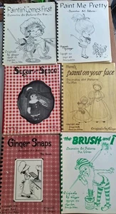 Vintage “Originals by Ginger” Decorative Art Pattern Book Lot (6) 1972-1975 –... - Picture 1 of 13