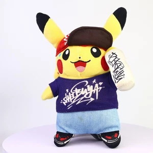 2019 Pikachu Shibuya Graffiti Artist Plush 8.5" Pokémon Center Exclusive - Picture 1 of 8