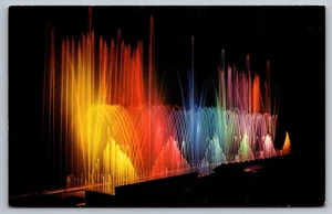 Wisconsin Dells WI~Dancing Waters~Tommy Bartlett Ski Show~UNPTD c1960s Postcard - Picture 1 of 2
