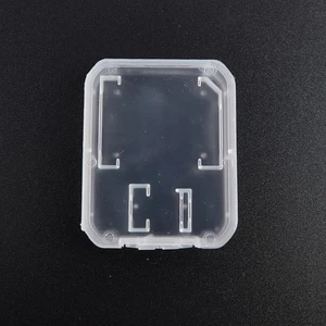 10 szt. Etui na karty SD Przezroczyste Standardowe etui SD SD SDHC Microsd Box Protector Holder - Zdjęcie 1 z 8
