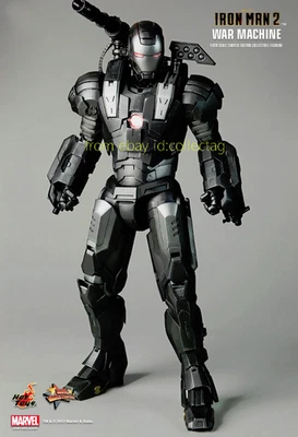 Hot Toys Mms120 1/6 Iron Man 2 War Machine Action Figure In Stock - Image 1 of 4