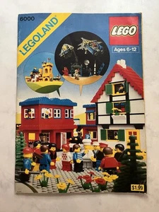 Vintage 1980 LEGO 6000 Legoland Idea Book Castle House Space with No Stickers - Picture 1 of 4