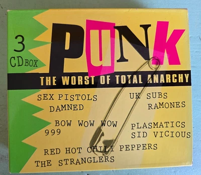 Punk - The Worst Of Total Anarchy 3 CD Box 48 tracks NL 1996  Zustand: sehr gut - Bild 1 von 4