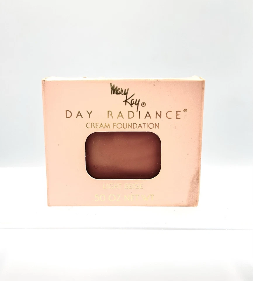 Vintage Mary Kay Day Radiance Cream Foundation Formula 1 Light Beige .5oz Makeup - Image 1 of 4