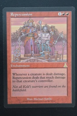 Magic The Gathering MTG REPERCUSSION Urza's Destiny LP Lightly Played - Image 1 of 2