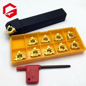 Barra portaherramientas de torneado roscado torno CNC SER 2020K22 20 mm + insertos 22ER N60 - Imagen 1 de 7