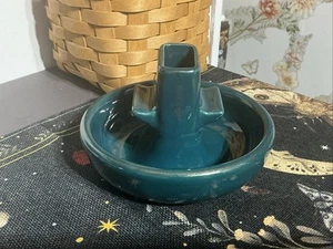 Hall Pottery Vintage Ashtray & Matchbox Holder Property Of Palmer Hause Chicago - Picture 1 of 6