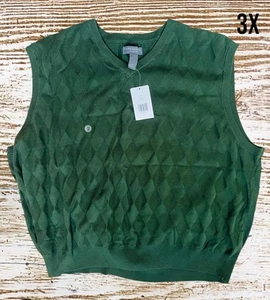 Saddlebred Vest PERUNGREEN BIG MAN Pit2it 33” New - Picture 1 of 4