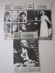 Three Totem Pole Playhouse Playbills, Jean Stapleton, Fayetteville PA 1968,1970 - Picture 1 of 11