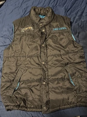 Chaqueta Chaleco JACKSONVILLE JAGUARS Vintage Con Logo Prohibido Talla L Foto 1 de 4