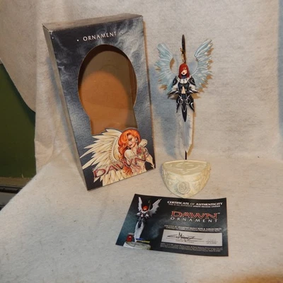 2004 Joseph Linsner рассвет фигурка ОРНАМЕНТ полный читать поврежден сертификат подлинности ограниченное издание - Изображение 1 из 4