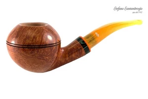 STEFANO SANTAMBROGIO FP Big | Hand Made Italy | Pfeife Pipe 9mm Filter 962 - Bild 1 von 3