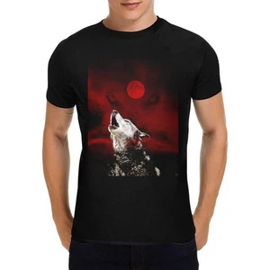 T-shirt grafica animali fantasia gotica uomo donna bambini famiglia moda magliette nere - Foto 1 di 158