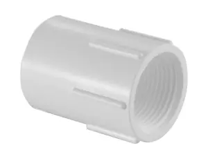 435 Serie PVC Rohrverschraubung - Innengewinde Adapter - Zeitplan 40 - 1/2" - Bild 1 von 18