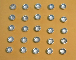 25 Steel 1/2" Expansion Plugs Oil Gallery Freeze Plugs Chevy GMC Cadillac Buick - Picture 1 of 3