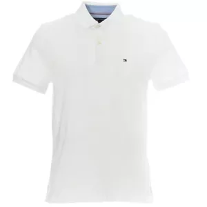 Tommy Hilfiger Men's Ivy Polo Shirt Short Sleeve Bright White Size XS New - Picture 1 of 8